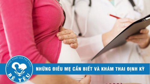 Khám thai định kỳ, những điều mẹ bầu cần biết