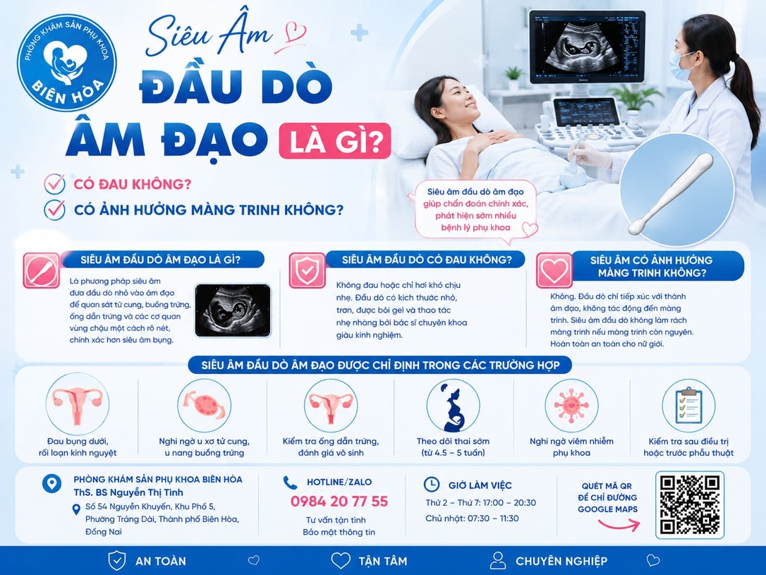 Siêu Âm Đầu Dò Âm Đạo Có Đau Không? Có Mất Trinh Không?