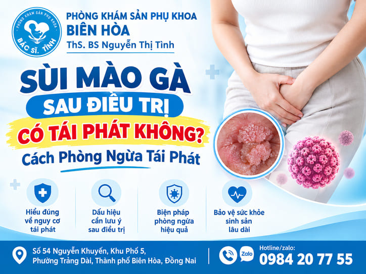 sùi mào gà sau điều trị có tái phát không