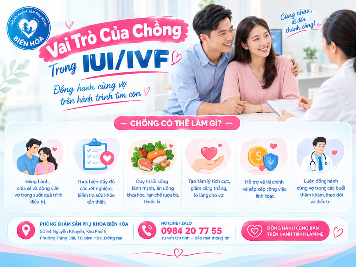 Vai Trò Của Chồng Trong IUI/IVF